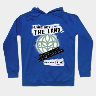 Living with the Land Punk Poster Hoodie